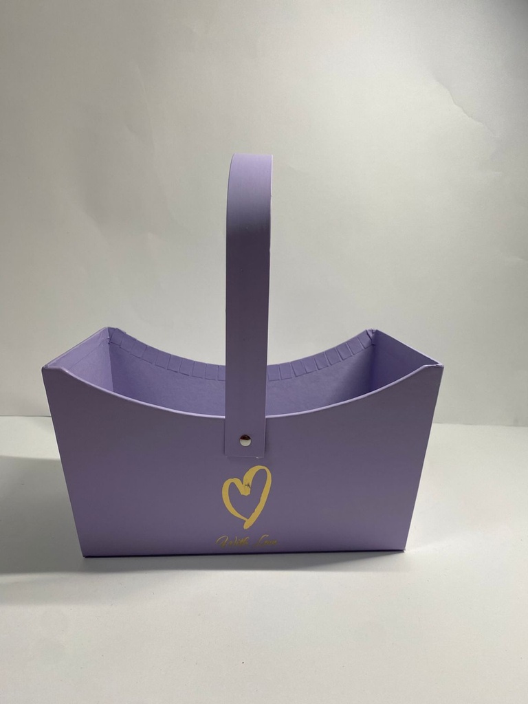 CAJA TIPO BARCO LILA 20X12X11 CM