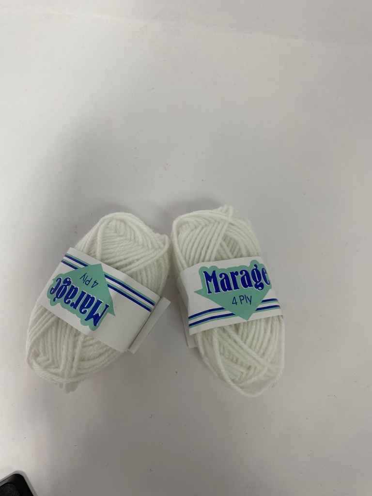 Lana 15gr 10pcs blanco C50 