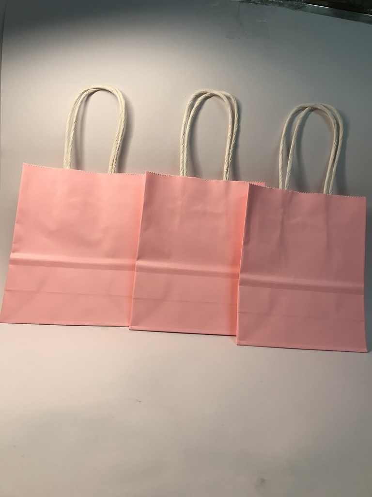 TF-7999 BOLSA KRAFT MINI "12X15X6" CM ROSADO