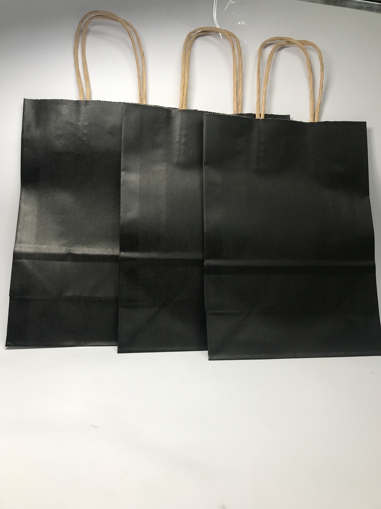 TF-8007 BOLSA KRAFT "S" NEGRO