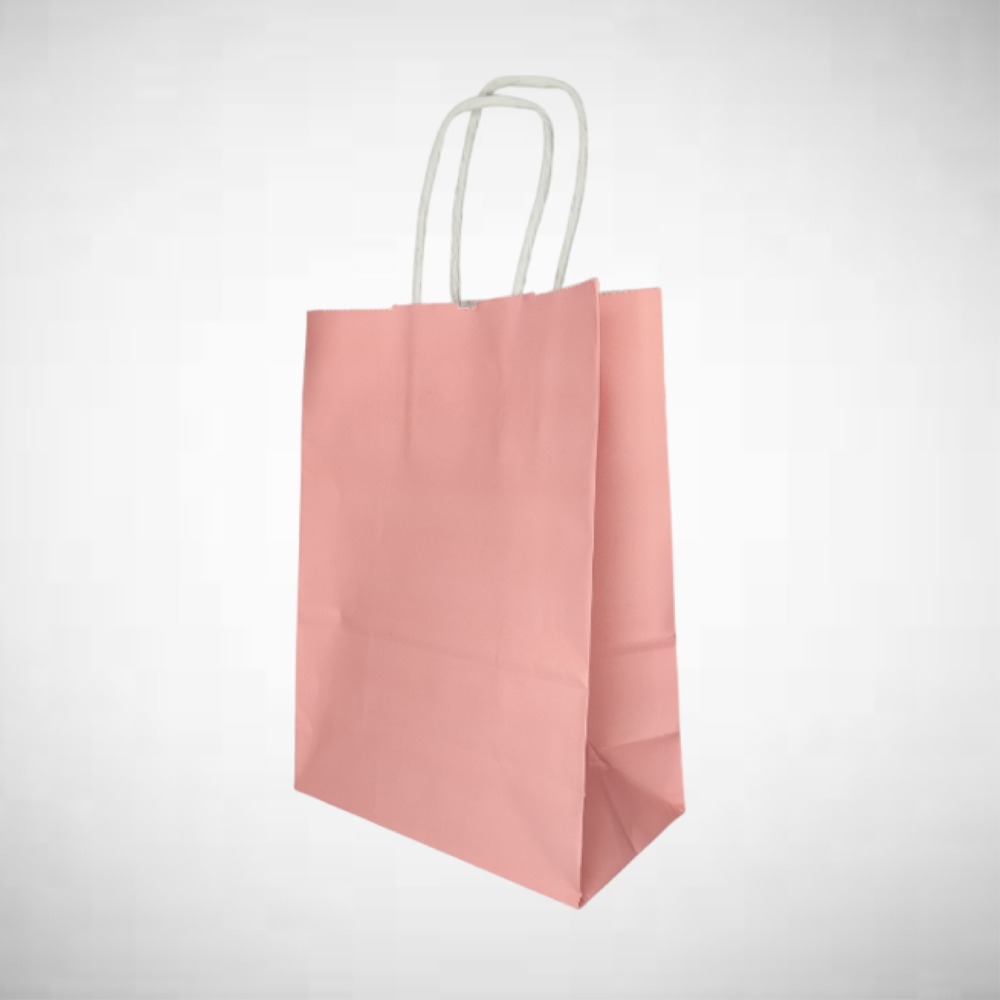 TF-8031 BOLSA KRAFT "M" ROSA PASTEL