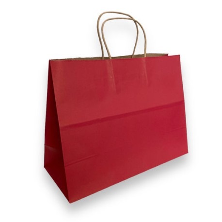 TF-8047 BOLSA KRAFT "M' HORIZONTAL ROJA
