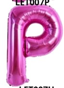GLOBO LETRA P 16 PULGADAS ROSADO