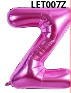 GLOBO LETRA Z 16 PULGADAS ROSADO