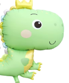 GLOBO DINOSAURIO CORONITA VERDE