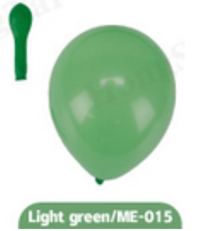 Globos Latex 100 piezas/bolsa 9" VERDE OLIVA