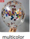 Globos con confeti 10 piezas/bolsa 12"