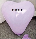 Globo Corazon Color Pastel 50 piezas/bolsa 10"