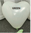Globo Corazon Color Pastel 50 piezas/bolsa 10"