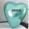 Globo Corazon Metalico 50 piezas/bolsa 12"