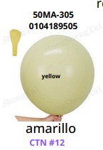 Globos Pastel 50 piezas/bolsa 18"