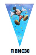 Banners de cumpleaños 1 pieza 20x28.5cm MICKEY