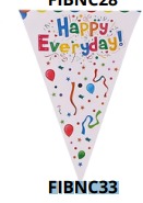 Banners de cumpleaños 1 pieza 20x28.5cm