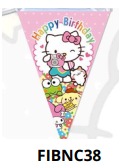 Banners de cumpleaños 1 pieza 20x28.5cm