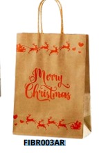 BOLSAS DE REGALO NAVIDAD KRAFT GRANDES 20 PIEZAS/BOLSA 32x26x12cm
