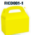 CAJITA DULCES 12 PCS/BOLSA 17.3x9.91cm AMARILLA