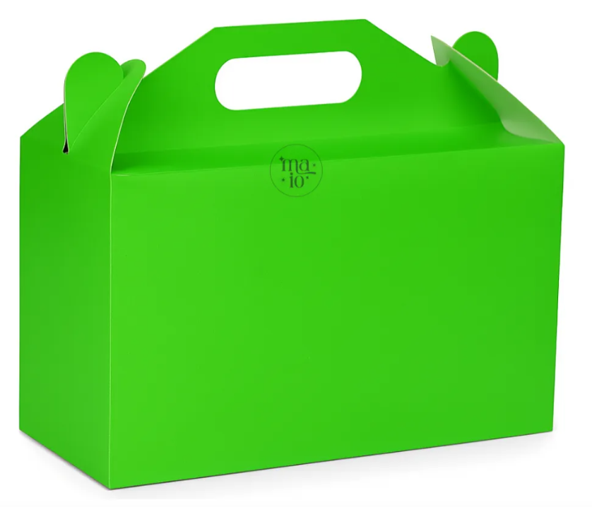 CAJITA DULCES 12 PCS/BOLSA 17.3x9.91cm VERDE