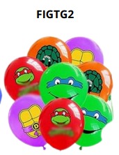 Globos Temáticos 16 piezas 12"