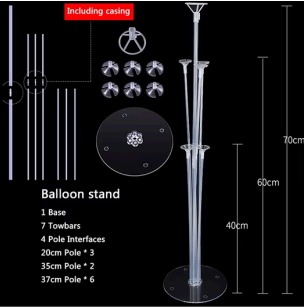 KIT DE 7 TUBOS REUTILIZABLES PARA DECORACIÓN