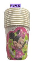 Vasitos para Cumpleaños 10 piezas MINNIE