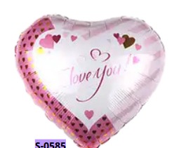 Globos Forma de Corazón 18 Pulgadas