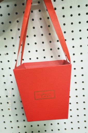 [TF-8615] CAJA P/FLORES ROJA 14.5X11X15 CM