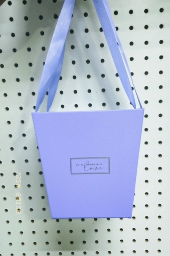[TF-8614] CAJA P/FLORES LILA 14.5X11X15 CM