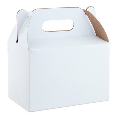 [TF-8140] CAJA LONCHERITA MATTE BLANCA