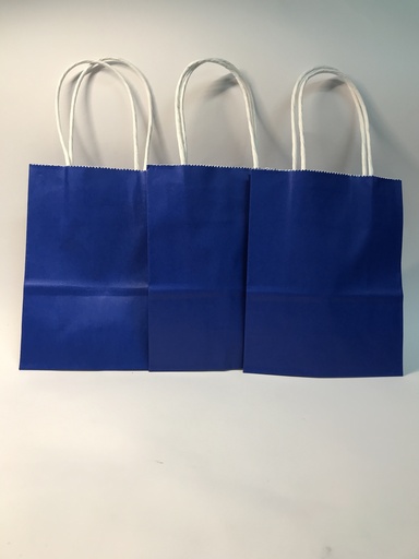[TF-7996] TF-7996 BOLSA KRAFT MINI "12X15X6" CM AZUL REY