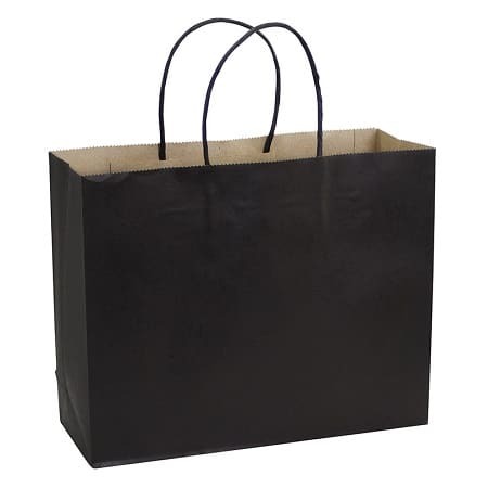 [TF-8048] TF-8048 BOLSA KRAFT "M' HORIZONTAL NEGRO