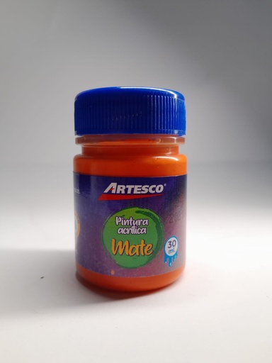 [37-15050009] PINTURA ACRILICA MATTE 30ML NARANJA ARTESCO