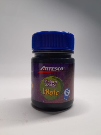 [37-150500015] PINTURA ACRILICA MATTE 30ML NEGRO ARTESCO