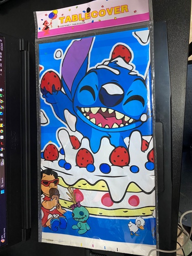 [030693M] MANTEL P-FIESTAS STITCH 108X180CM