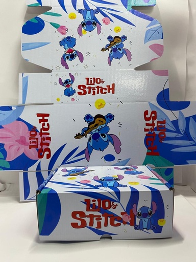 [RT-033] CAJA CORRUGADA DE PERSONAJES STICH AZUL