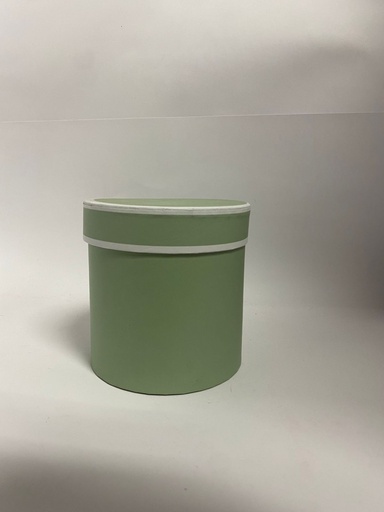 [O3U1279] CAJA CILINDRICA VERDE
