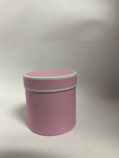 [O3U1282] CAJA CILINDRICA ROSADA