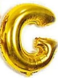 [LET001G] GLOBO LETRA G 16 PULGADAS DORADO