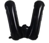 [LET006W] GLOBO LETRA W 16 PULGADAS NEGRO