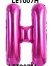 [LET007H] GLOBO LETRA H 16 PULGADAS ROSADO