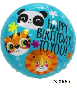 [S-0667] GLOBO 18 PULGADAS 