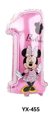 [YX-455] Globo Forma de 1 MINNIE MOUSE 70cm