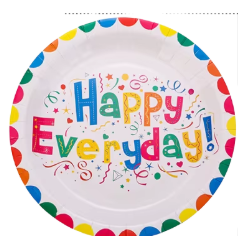 [FIPLPC2hh] Platos para Cumpleaños 10 piezas 7"