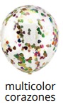 [10-36113] Globos con confeti 10 piezas/bolsa 12"