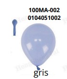 [100MA-002] Globos Pastel 100 piezas/bolsa 5"