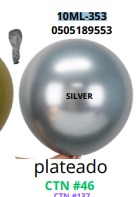 [10ML-353] Globos Metalicos 50 piezas/bolsa 18"