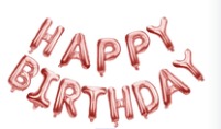 [79101] Globos Letras HAPPY BIRTHDAY 16 pulgadas