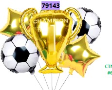 [79143] SET DE GLOBOS 5 PIEZAS COPA DE FUTBOL