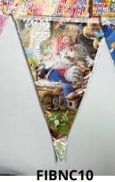 [FIBNC10] Banners de cumpleaños 1 pieza 20x28.5cm