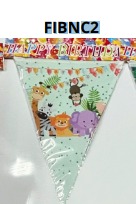 [FIBNC2] Banners de cumpleaños 1 pieza 20x28.5cm