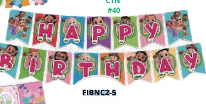 [FIBNC2-5] Banners de Cumpleaños 1 pieza